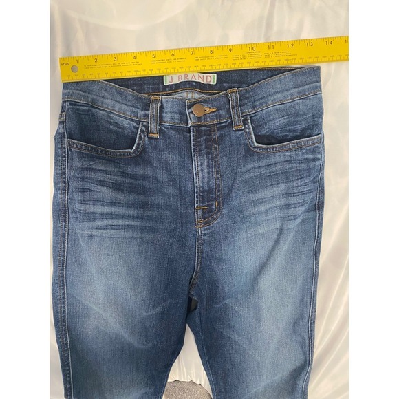 J Brand Women's Bootcut Flare Jeans Size 27 Stretch Denim Mid Rise Long Inseam - Picture 3 of 12
